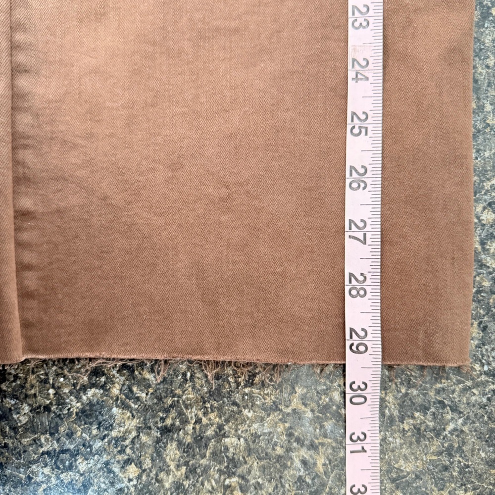 OAT Women's Brown Raw Hem Cargo Pants Size 26 - 23653 - Picture 10 of 11
